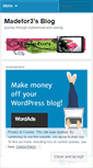 Mobile Screenshot of madefor3.wordpress.com