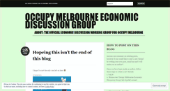 Desktop Screenshot of omeconomicdiscussion.wordpress.com