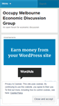 Mobile Screenshot of omeconomicdiscussion.wordpress.com