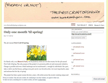 Tablet Screenshot of firstcraftofspring.wordpress.com