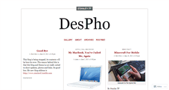 Desktop Screenshot of despho.wordpress.com