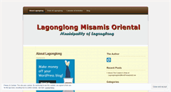 Desktop Screenshot of lagonglong.wordpress.com