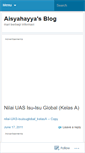 Mobile Screenshot of aisyahayya.wordpress.com
