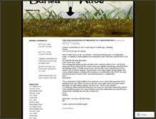 Tablet Screenshot of buriedalive.wordpress.com
