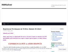 Tablet Screenshot of htthisilver.wordpress.com
