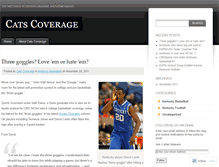 Tablet Screenshot of catscoverage.wordpress.com