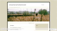 Desktop Screenshot of dreamerartistbeloved.wordpress.com