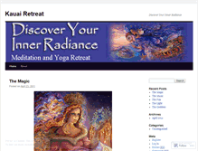 Tablet Screenshot of kauairetreat.wordpress.com