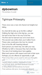 Mobile Screenshot of dpbowman.wordpress.com