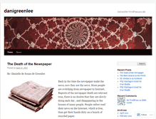 Tablet Screenshot of danigreenlee.wordpress.com
