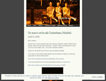 Tablet Screenshot of historiadeunparque.wordpress.com