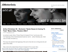 Tablet Screenshot of jdbieberdaily.wordpress.com