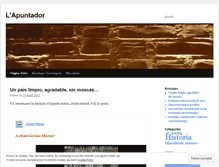 Tablet Screenshot of lapuntador.wordpress.com
