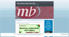 Desktop Screenshot of morrisbrothersmusic.wordpress.com