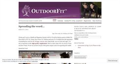 Desktop Screenshot of outdoorfit.wordpress.com