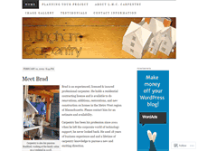 Tablet Screenshot of blinghamcarpentry.wordpress.com