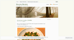 Desktop Screenshot of healingrecipes.wordpress.com