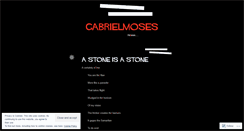 Desktop Screenshot of gabrielmoses.wordpress.com