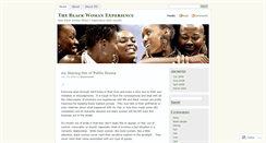 Desktop Screenshot of blackwomanxperience.wordpress.com