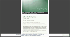 Desktop Screenshot of imaginephotog.wordpress.com