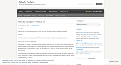 Desktop Screenshot of gilbertofurtado.wordpress.com