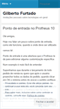 Mobile Screenshot of gilbertofurtado.wordpress.com
