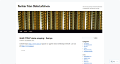 Desktop Screenshot of dataturbine.wordpress.com