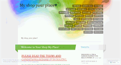 Desktop Screenshot of myshopyourplace.wordpress.com