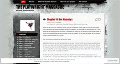 Desktop Screenshot of playwrightmassacre.wordpress.com