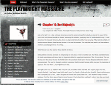 Tablet Screenshot of playwrightmassacre.wordpress.com