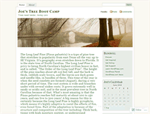 Tablet Screenshot of joestreebootcamp.wordpress.com