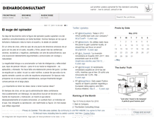Tablet Screenshot of diehardconsultant.wordpress.com