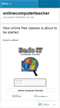 Mobile Screenshot of onlinecomputerteacher.wordpress.com