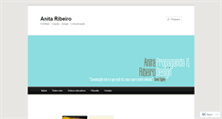 Desktop Screenshot of anitaribeiro.wordpress.com