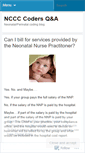 Mobile Screenshot of nccccoders.wordpress.com