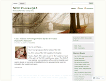 Tablet Screenshot of nccccoders.wordpress.com