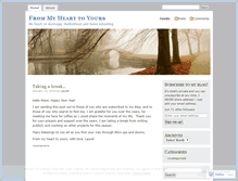 Tablet Screenshot of laurelsheart.wordpress.com