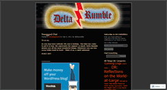 Desktop Screenshot of deltarumble.wordpress.com