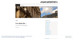 Desktop Screenshot of jasjasmine.wordpress.com