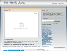 Tablet Screenshot of meinhandybloggt.wordpress.com