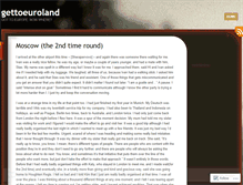 Tablet Screenshot of gettoeuroland.wordpress.com