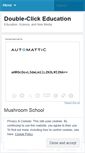 Mobile Screenshot of doubleclickeducation.wordpress.com