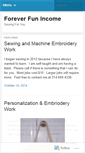 Mobile Screenshot of foreverfunincome.wordpress.com