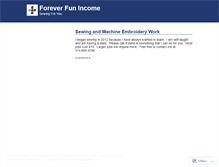 Tablet Screenshot of foreverfunincome.wordpress.com