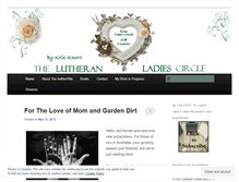 Tablet Screenshot of lutheranladiescircle.wordpress.com