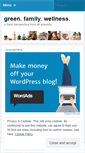 Mobile Screenshot of greenfamilywellness.wordpress.com