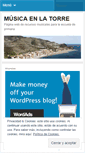 Mobile Screenshot of musicaenlatorre.wordpress.com