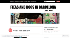 Desktop Screenshot of fleasanddogsinbarcelona.wordpress.com