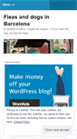 Mobile Screenshot of fleasanddogsinbarcelona.wordpress.com