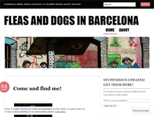 Tablet Screenshot of fleasanddogsinbarcelona.wordpress.com